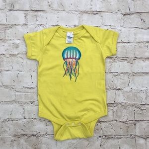 Rabbit Skins One Piece with Jellyfish 12 Months